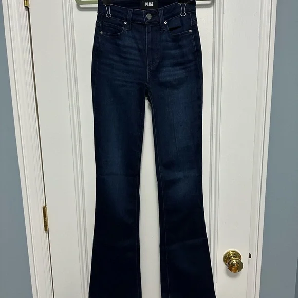 Jeans Bootcut Paige Laurel Canyon Taille 31 - Occasion Très Bon état - Délavé Foncé